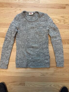 Fjallraven Women’s Ovik Structure Knit Wool Sweater.